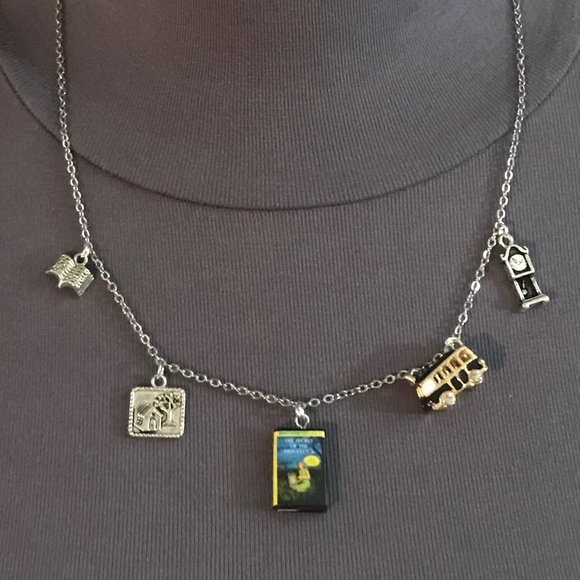 Nancy Drew Secret of the Old Clock by Carolyn Keene Handmade Literature Necklace - Picture 2 of 15